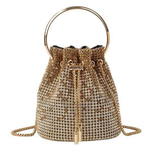 Sac seau diamant strass bling