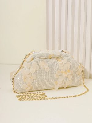 Sac messager dîner paillettes simple chaîne